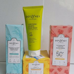 Combo Of Dot&key 4 Sunscreen, Moisturizer, Cream