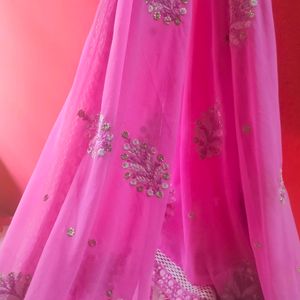 Suit Salwar And Dupatta In Dark Pink Colour