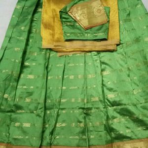 Stitched Half Saree Full Set