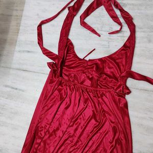 Maroon Night Dress