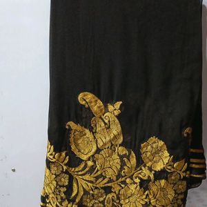 Black saree for women