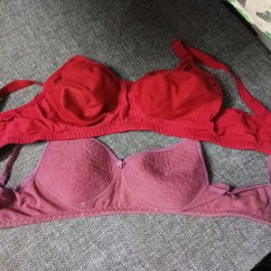 2  Stretchable Cotton  High Support Bra