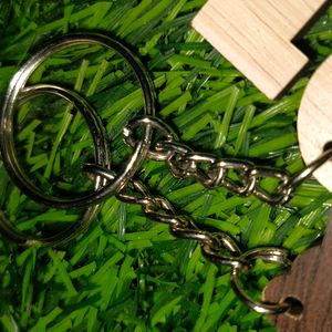 2 Wooden Keychain