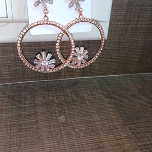 Rose Gold Elegant Hoop Earring