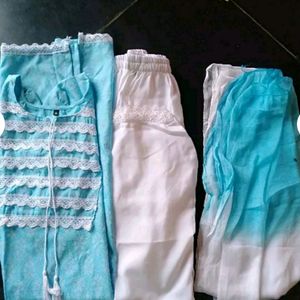 New with Tag Kurta Pant Dupatta Set XL