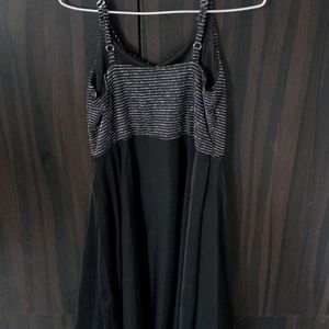 Black party wear dress ONLY CASH