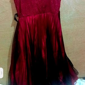 Red Party Gown