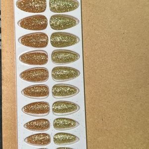 Glitter Pressed Artificial Nails