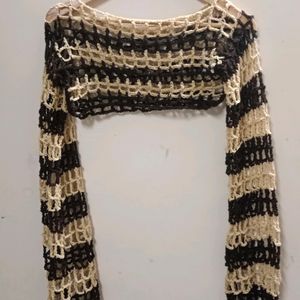 Twin Coloured Shrug Sleeves