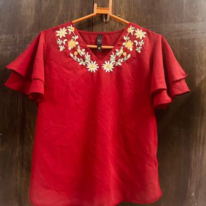 Hey Brand Red Top For Women