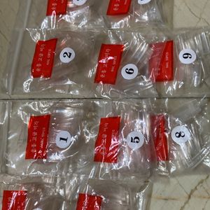 Transparent Nails Extension Tips (500 Pieces)