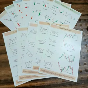 Set Of 12 Trading Classic And Candlesticks Charts