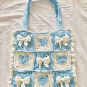 Crochet Bow Bag 🎀