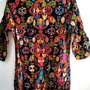 Kantha Stitch Print Anouk Kurta