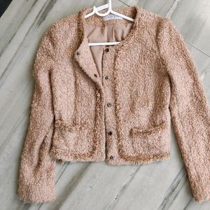 Peach Tweed Jacket