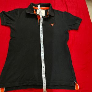 Black Polo T-shirt - Price Dropped