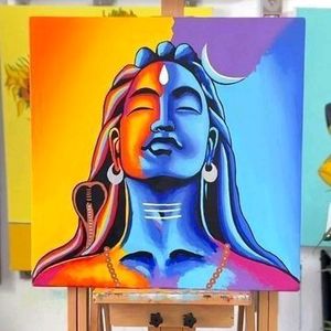 Mahadev Painting Big Size