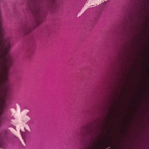 Daily Wear Kurta For Women (Purple)(Stitched)