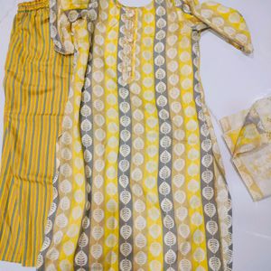 Yellow Mustard Suit Set