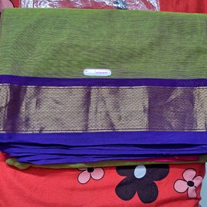 New KANCHI cotton Saree With BP