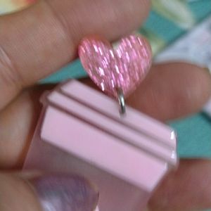 Plastic Little Heart Beautiful Ear Rings