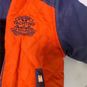 Winter Jacket For Kids- Orange