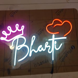 Bharti Name Neon Light