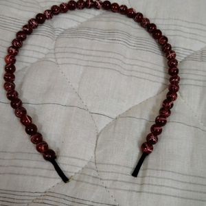 Hair Band Made With Marble Beads