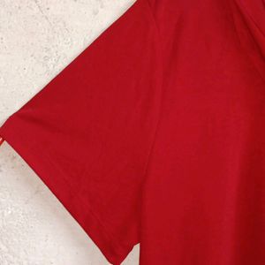 Women's Summer Fashion Top Half-sleeve Red ♥️