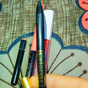 Matt lipstick, Kajal, Lip Liner, Eyebrows Filler