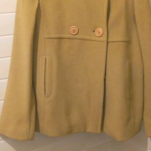 QUA WOOLEN COAT WITH INNER LINNING