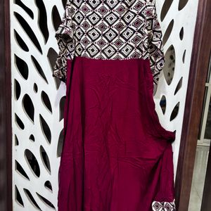 Meemee Anarkali Cotton Kurta For Women