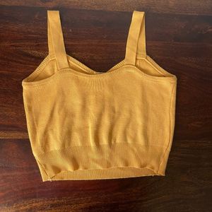 Yellow Crop Top