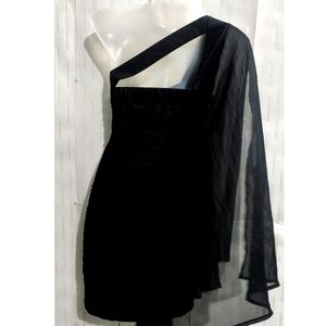 Stylish Black Mini Dress for Women's