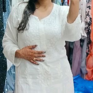 Malmal Chikankari Kurti🌷SALE🌷