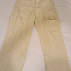 Beige Pinteresty Jogger Pants