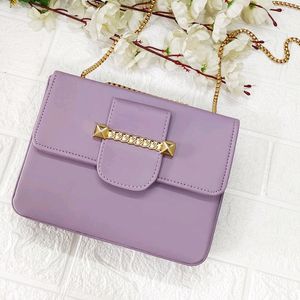 Lavender Stylish Box Sling Bag