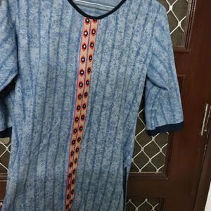 Kurta With Printed Plazo