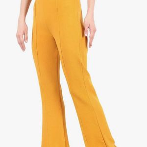 Yellow Bell Bottom  Trouser