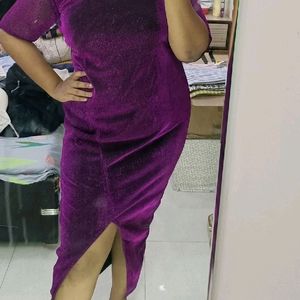 Purple Glitter Dress