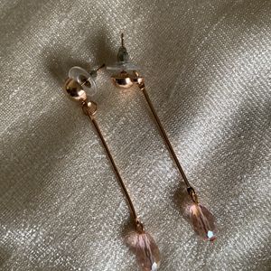 Pink Drop Earrings