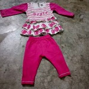 Girl House Leyear Short Frock Pajama Suit