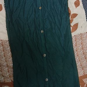 Dark Mugiya Green Kurta Party Were And