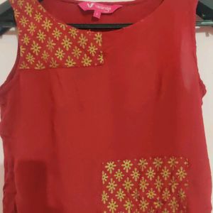 Varanga Cute Semi Festive Top