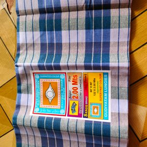 Men's Cotton  Checks Lungi