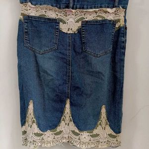 Denim Mini Skirt