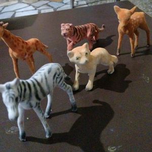5 Mini Animals Showpiece