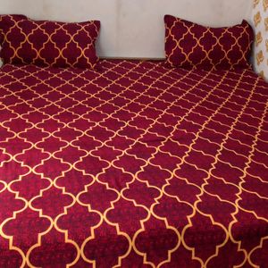 King Size Bedsheet With Pillow Covers