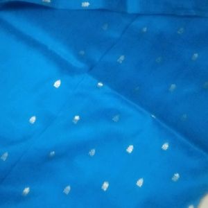 Blue Maroon Kanjivaram Silk Saree