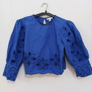 H&M EMBROIDERED BLOUSE/TOPS (NEW WITH TAGS)